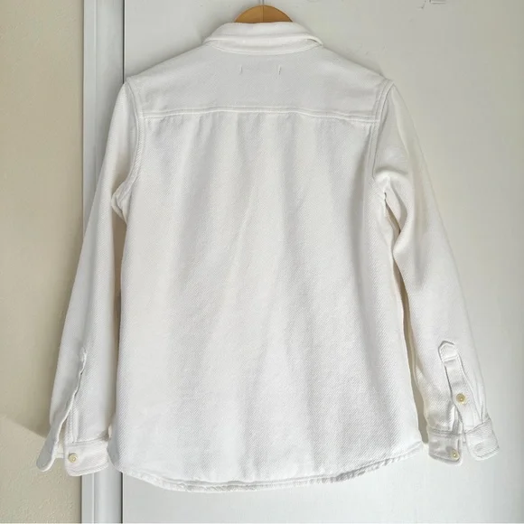 Outerknown Blanket Shirt, White, XS/Small - Picture 6 of 14